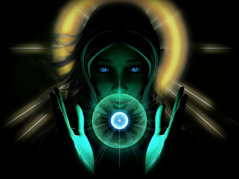 An artistic representation of a Pleiadian, an entity from Pleiades star cluster.