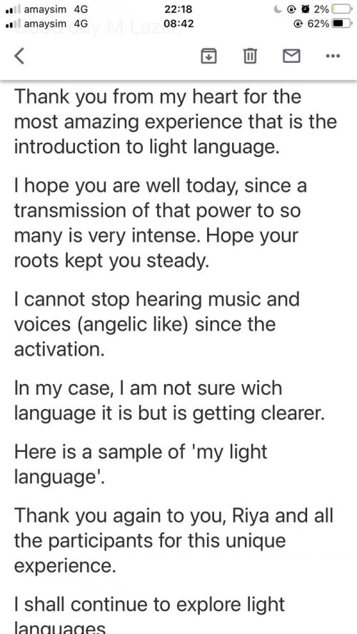 Light Language MasterClass